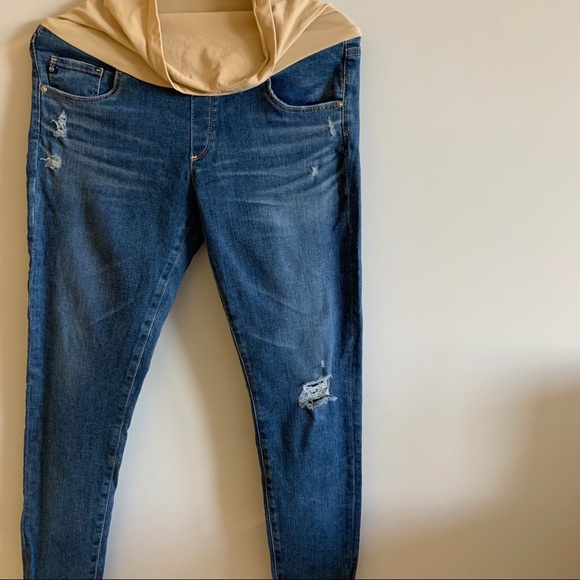 AG Distressed Maternity Jeans - Picture 10 of 13